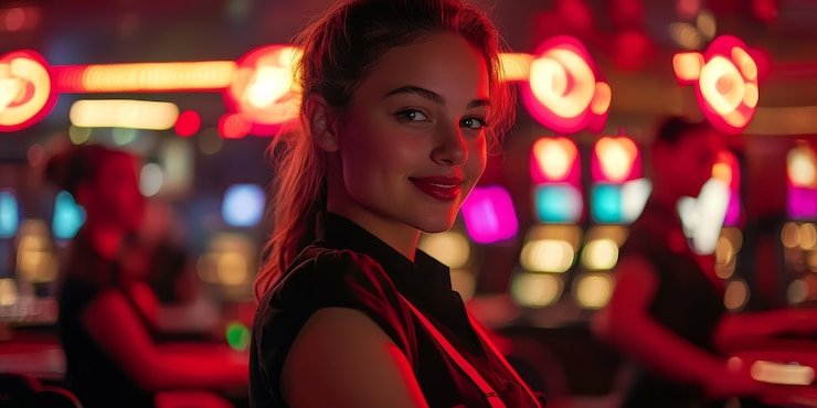 Aplikasi hunterslot menampilkan antarmuka mobile dengan live-dealer dan menu sportsbook
